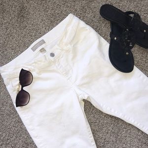 DONATING NEXT WEEK-- BR white jeans!